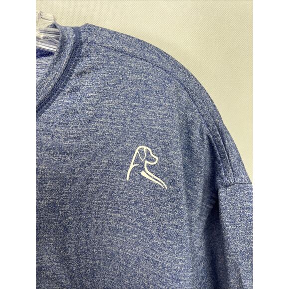 RHOBACK Blitz Tech Tee Heather Blue Performance Short Sleeve T-Shirt Men's XL - Picture 2 of 7